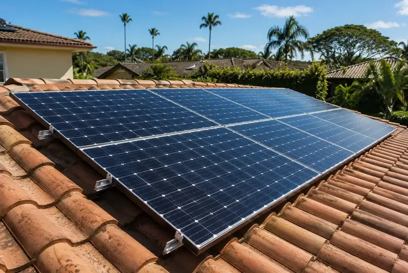 Installation de panneaux solaires à Chavannaz
